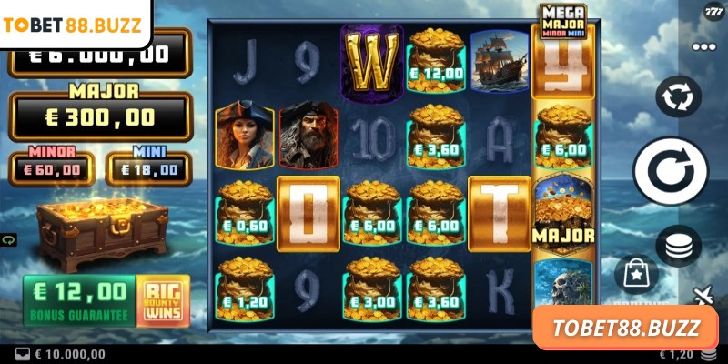 Kho báu của thuyền trưởng ToBet88 – Săn thưởng phiêu lưu 2 Kho báu thần thoại phần thưởng vô cùng hấp dẫn